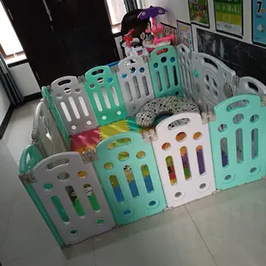 Pagar Bayi Baby Fence Pagar Anak Bayi Pagar Mainan [12 + 2 Panel]