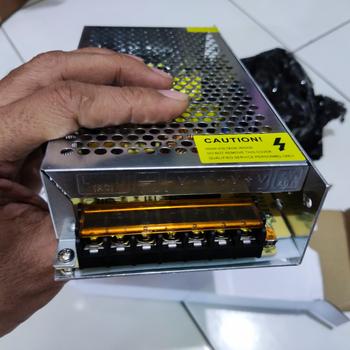 Product Review of SPITZE Trafo Adaptor Power Supply 12V 10A 120W DJAMIN FULL POWER GARANSI 3BLN power supply titanium from Tokopedia customer review 0