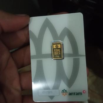Product Review of Logam Mulia Antam 1 Gr Sertifikat Press from Tokopedia customer review 0
