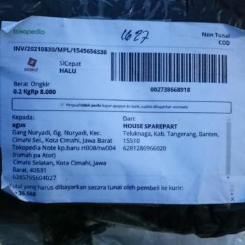Product Review of MULTIMETER AVOMETER MULTITESTER DIGITAL DT-830B DT830B from Tokopedia customer review 1