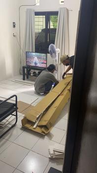 Product Review of OSFRANS Termurah Lemari Pakaian 2 Pintu + Cermin Alba 2m ALBABAZ ARUNA from Tokopedia customer review 1