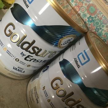 Product Review of GOLDSURE BY ENSURE Dewasa VANILA 800 gram/GOLD SURE/800GR/dulu 900gr from Tokopedia customer review 0