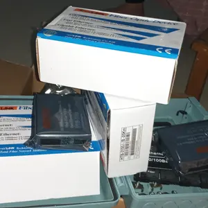 Media Converter Ethernet Fiber Switch 6 FO SC to 2 LAN 10/100