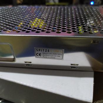 Product Review of SPITZE Trafo Adaptor Power Supply 12V 10A 120W DJAMIN FULL POWER GARANSI 3BLN power supply titanium from Tokopedia customer review 0