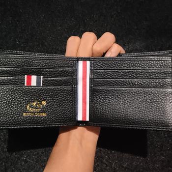 Product Review of Bison Denim Dompet Kulit Pria N4475 Hitam from Tokopedia customer review 1