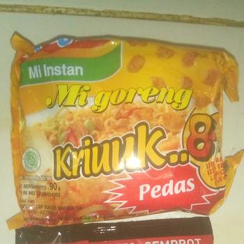 Product Review of INDOMIE GORENG KRIUK PEDAS MIE INSTAN KRIUUK MI KRIUKK from Tokopedia customer review 0