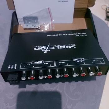 Product Review of Skeleton Preamp Car Parametric Equalizer Karaoke Bluetooth - SKT-EQ300 from Tokopedia customer review 0