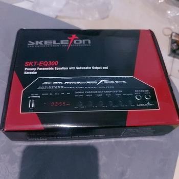 Product Review of Skeleton Preamp Car Parametric Equalizer Karaoke Bluetooth - SKT-EQ300 from Tokopedia customer review 1