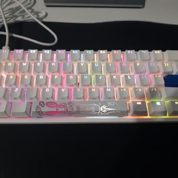 Product Review of Ducky One 2 Mini RGB LED 60% Pure White Mechanical Gaming Keyboard from Tokopedia customer review 0
