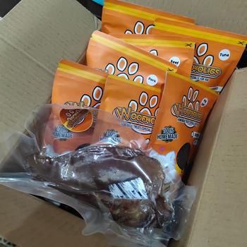 Product Review of Woofholics Pig Ear Strips / Kuping Babi / Dog Snack Cemilan Anjing from Tokopedia customer review 0