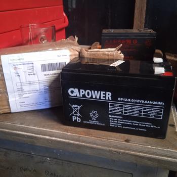 Product Review of Aki UPS Gpower 12V 9AH Baterai UPS Battery Aki Kering Batere UPS VRLA from Tokopedia customer review 0