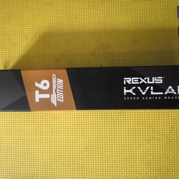 Product Review of Rexus Kvlar T6 Gaming Mousepad Medium Size - Speed Edition from Tokopedia customer review 0