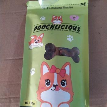 Product Review of Woofholics Pig Ear Strips / Kuping Babi / Dog Snack Cemilan Anjing from Tokopedia customer review 0