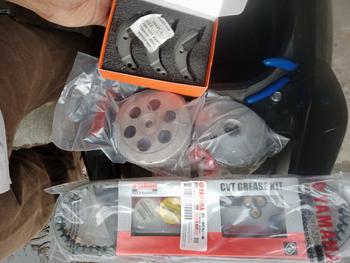 Product Review of vanbelt yamaha mio sporty/vbelt mio soul/vbelt fino karbu plus roller from Tokopedia customer review 0