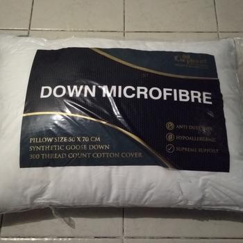 Product Review of Bantal Microfiber Down Microfiber (Bulu Angsa Sintetis) from Tokopedia customer review 0