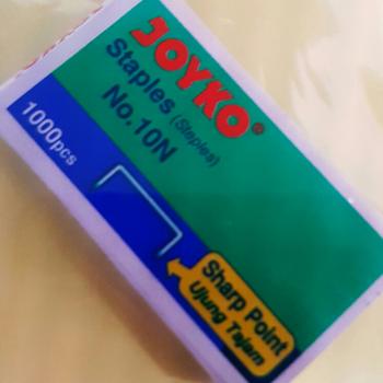 Product Review of JOYKO Isi Staples Kecil No 10 - Refill Steples Stapler 1 box isi 1000 from Tokopedia customer review 1