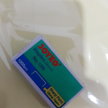 Product Review of JOYKO Isi Staples Kecil No 10 - Refill Steples Stapler 1 box isi 1000 from Tokopedia customer review 1
