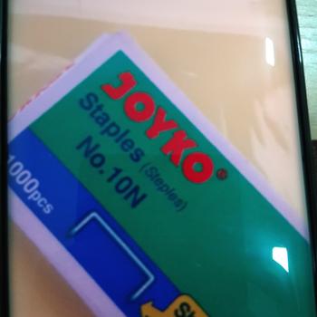 Product Review of JOYKO Isi Staples Kecil No 10 - Refill Steples Stapler 1 box isi 1000 from Tokopedia customer review 1