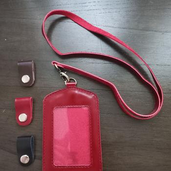 Product Review of Klip Kabel Kulit Sapi Asli | Model Simple 1 Pcs | Warna Maroon from Tokopedia customer review 0