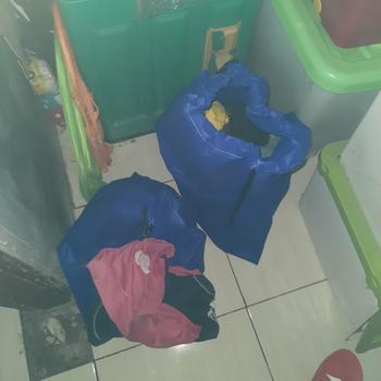 Product Review of TAS LAUNDRY STORAGE BAG TEMPAT PAKAIAN KERANJANG BAJU KOTOR LAUNDRY from Tokopedia customer review 0