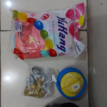 Product Review of Balon Latex Chrome 5inch / Balon Metalik Chrome 5inch ( isi 10pcs ) from Tokopedia customer review 0