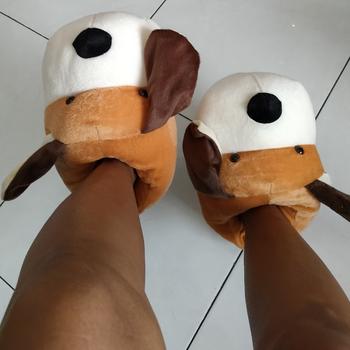 Product Review of SANDAL SEPATU KAMAR/INDOOR KARAKTER BONEKA SAPI COW HIPPO BULU HALUS from Tokopedia customer review 2
