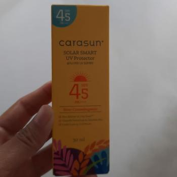 Product Review of Carasun Solar Smart UV Protector SPF45 PA++++ 30ml from Tokopedia customer review 0