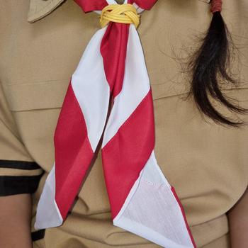 Product Review of Hasduk Kacu Dasi Pramuka Sd Smp sma smk katun from Tokopedia customer review 0