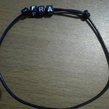 Product Review of Gelang Tali Inisial Nama Huruf Dadu Custom Pria Wanita Couple Sahabat from Tokopedia customer review 1