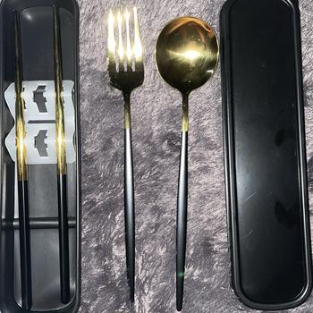 Product Review of Set Alat Makan Korea, Kotak Sendok Garpu Sumpit 4 in 1 from Tokopedia customer review 3