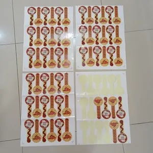 Stiker label/sticker produk/stiker segel paket 30 pcs FREE DESAIN