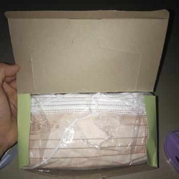 Product Review of Masker SENSA PLUS hijab headloop 3ply isi 50pcs from Tokopedia customer review 1