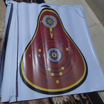 Product Review of Face Target / Print Target Panahan 50 x 50 cm / Archery from Tokopedia customer review 0