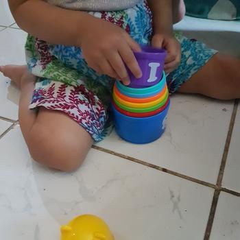 Product Review of Stacking Cup Tower Susun Mainan Stimulasi Bayi Pintar from Tokopedia customer review 0