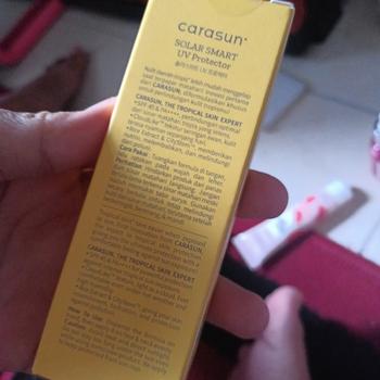 Product Review of Carasun Solar Smart UV Protector SPF45 PA++++ 30ml from Tokopedia customer review 1