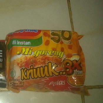 Product Review of INDOMIE GORENG KRIUK PEDAS MIE INSTAN KRIUUK MI KRIUKK from Tokopedia customer review 0