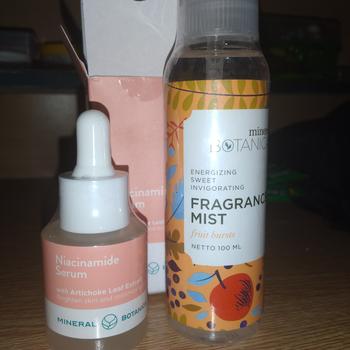 Product Review of Mineral Botanica Niacinamide Serum With Artichoke Leaf Extract 20ml Vitamin Essence from Tokopedia customer review 1