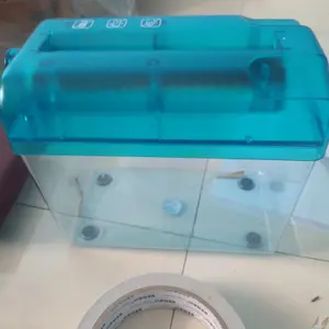 Hand Operated Paper CD Card Shredder / Penghancur Kertas Manual - Biru