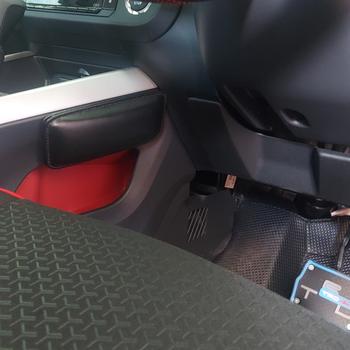Product Review of Mini Car Arm Knee Pad | Bantal Penyangga lengan lutut Door Armrest Trim Mobil from Tokopedia customer review 3
