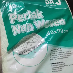 Underpad Dr J onemed 60x90 Underpad isi 10 Perlak Alas Popok