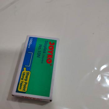 Product Review of JOYKO Isi Staples Kecil No 10 - Refill Steples Stapler 1 box isi 1000 from Tokopedia customer review 0