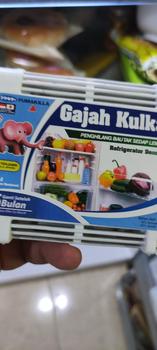 Product Review of Penghilang Bau Kulkas Cap Gajah Penghilang Bau Tak sedap Kulkas from Tokopedia customer review 0