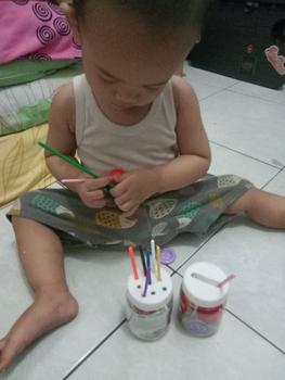 Product Review of Mainan Montessori Edukasi Anak Bayi Sensory Play Busy Jar Mulai 9 Bula from Tokopedia customer review 0