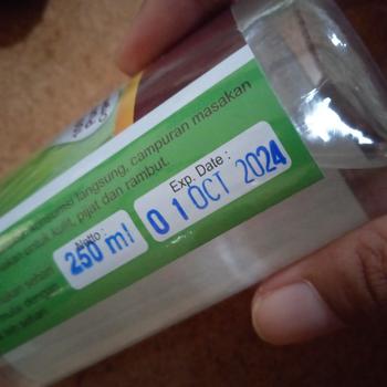 Product Review of Bali Coconut VCO 250ml - Minyak Kelapa Murni VCO from Tokopedia customer review 1