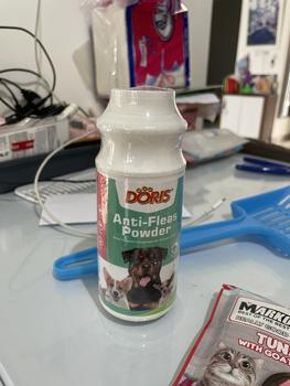 Product Review of DORIS Bedak Basmi Kutu dan Perawatan Kulit Anjing Dog Flea and Tick from Tokopedia customer review 0