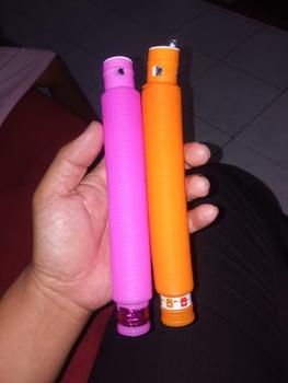 Product Review of Light Up Pop Tubes Pop Pipes Mainan Lampu Stick Pipa Selang Fidget Toy from Tokopedia customer review 3