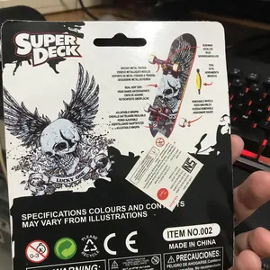 Mainan Finger Skateboard Jari Fingerboard Mini Skate Board Finger Board Roda Outdoor dengan Roda Cadangan dan Obeng - Buah, Toys, Kunci