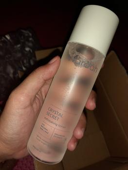 Product Review of WARDAH Crystal Secret Exfoliating Toner with Natural AHA+PHA 125 ml - Toner Untuk Eksfoliasi dengan Extract Edelweiss - Mencerahkan dan Menyamarkan Flek Hitam - Skincare from Tokopedia customer review 0