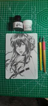 Product Review of Deleter Trial Pen Set Nib Comic Drawing Manga Dip Pen Holder Mapping Pen from Tokopedia customer review 1