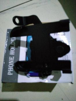 Product Review of Holder hp spion BESI penahan ponsel penyangga pencagak pegangan stand handphone di motor original kuat aman anti slip mudah di gunakan NB20 from Tokopedia customer review 0